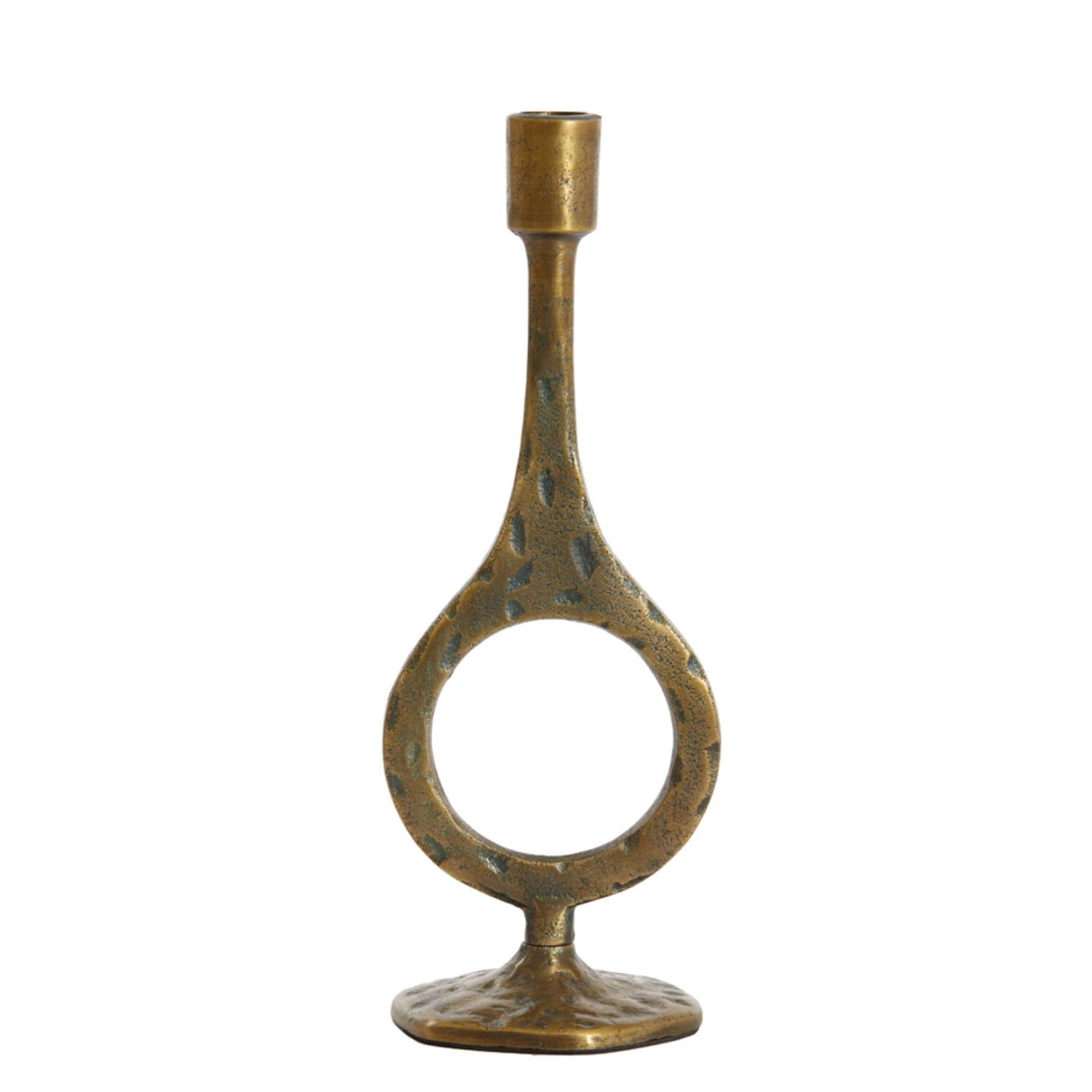 Laredo Large Candle Holder - Antique Bronze Finish