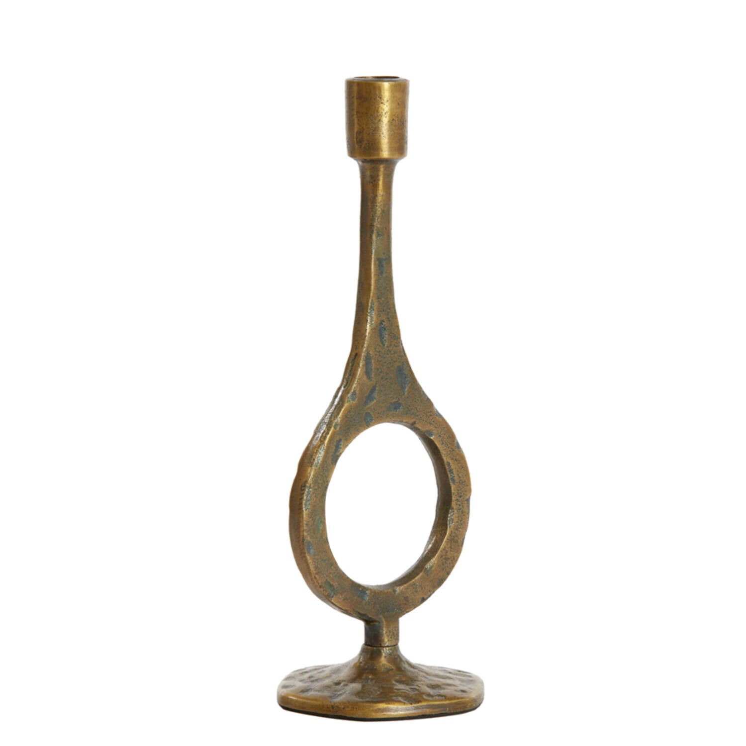 Laredo Large Candle Holder - Antique Bronze Finish