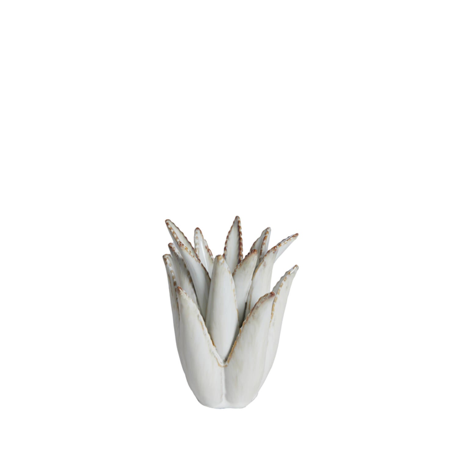 Cactus Candle stick- Ceramics Cream