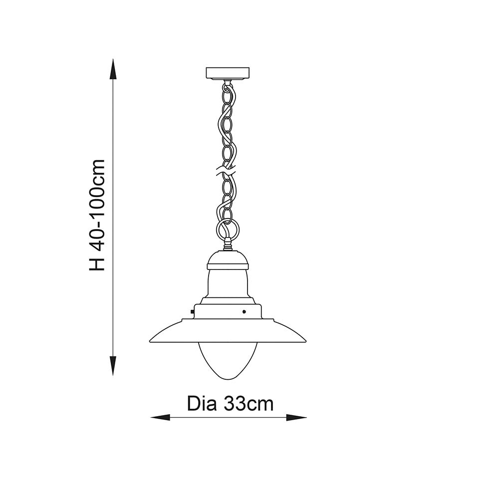 Heaslip 1Lt Pendant - Satin Nickel