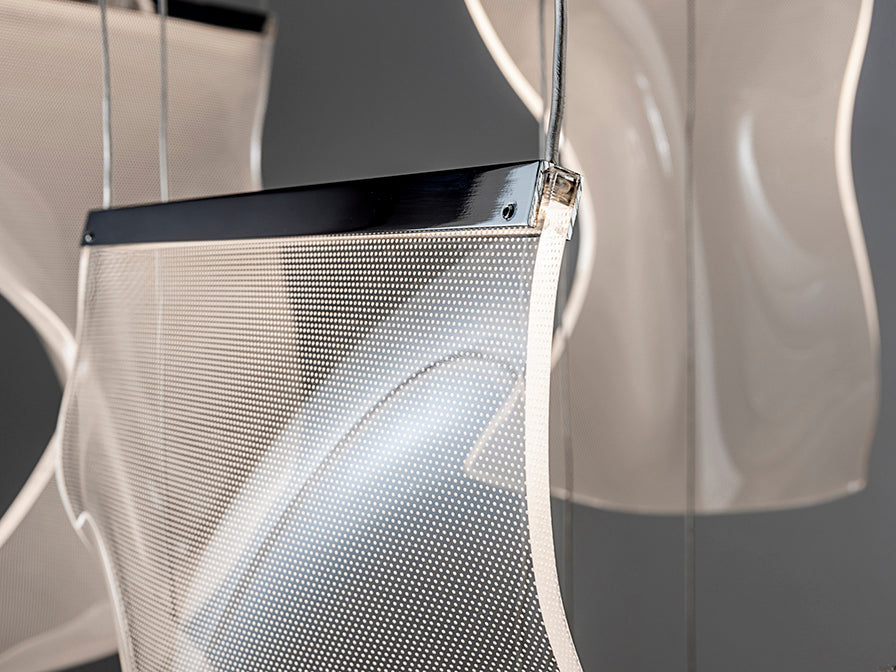 VELOS II - Chrome/Rose Gold Lamp 5/13Lt Ip20 Integrated Led