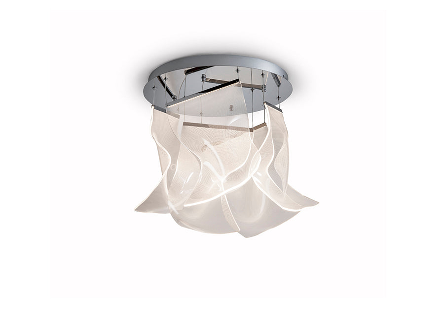 VELOS II - Chrome/Rose Gold Lamp 5/13Lt Ip20 Integrated Led