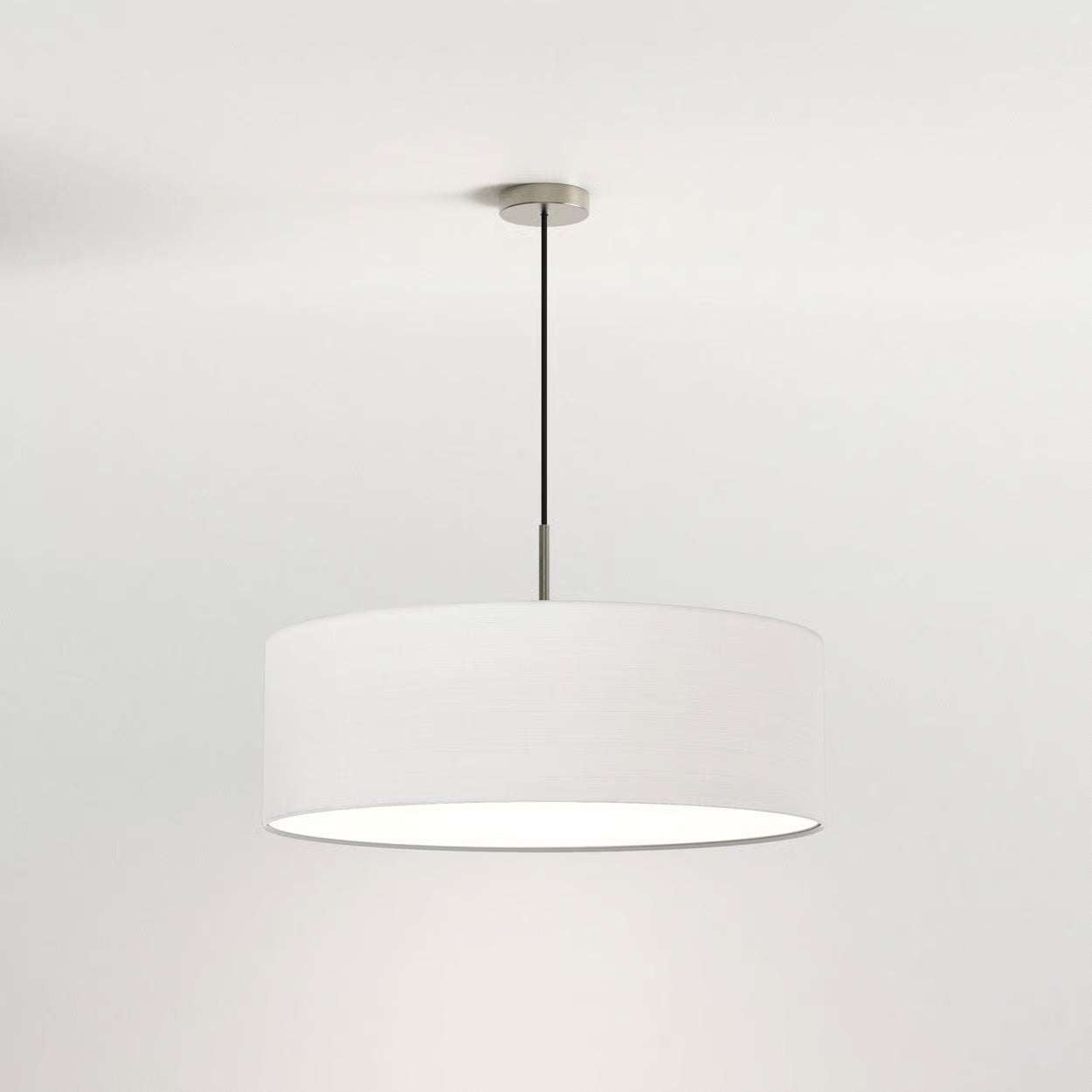 Cambria 3Lt Hanging Shade Light - White/Putty Fabric