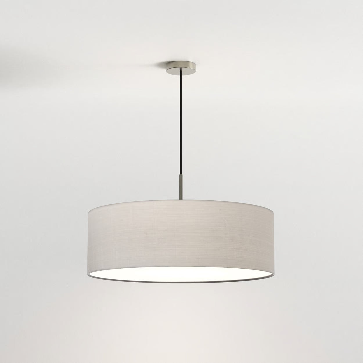 Cambria 3Lt Hanging Shade Light - White/Putty Fabric