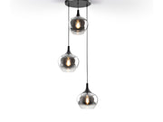 Opaz-Lamp 3/5L Black/Smoke E27 Ip20 Dimmable