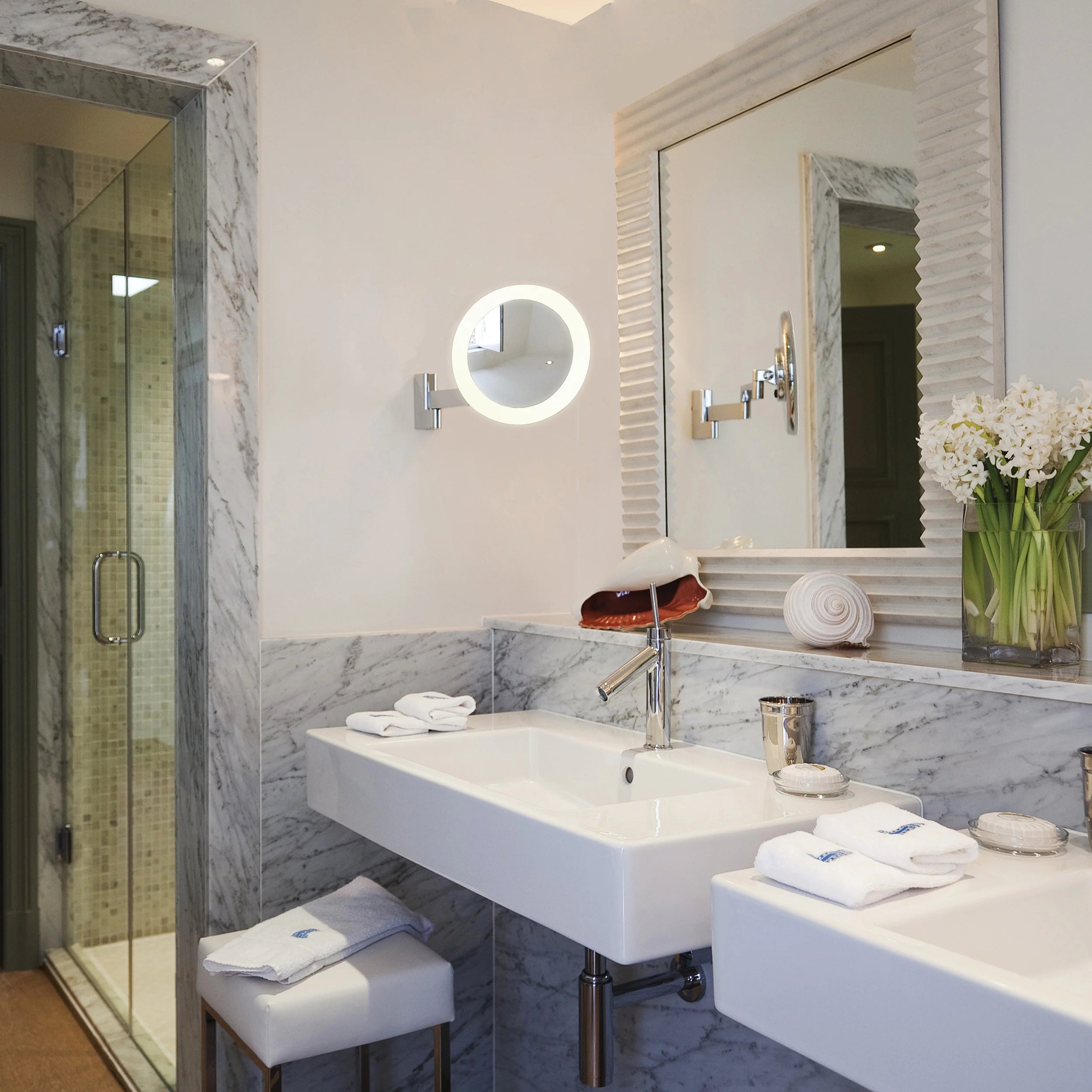 Niimi Round LED Bathroom Mirror