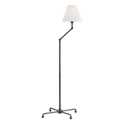 Classic No.1 1Lt Adjustable Floor Lamp - Bronze/Nickel