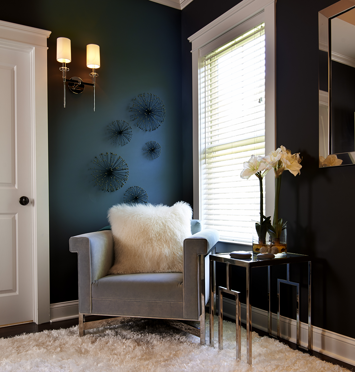 Amherst 2Lt Wall Sconce - Brass/Nickel