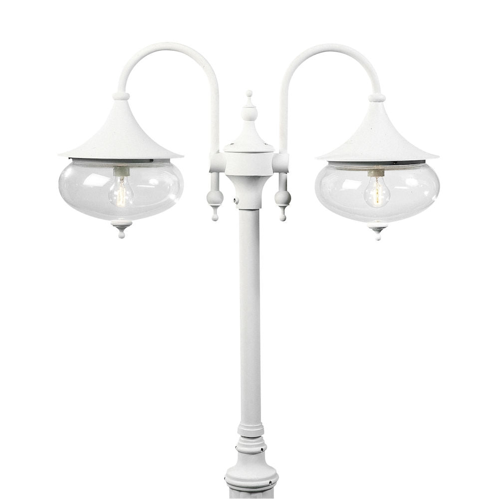 Libra Twin/Triple Head - Matt Black/Matt White E27 IP23