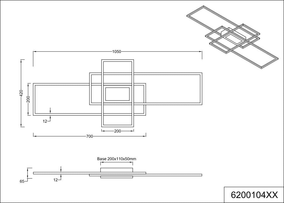 Irvine LED Flush Light - Various Finish