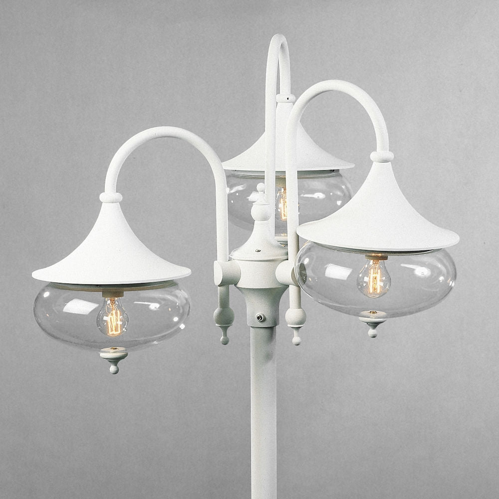 Libra Twin/Triple Head - Matt Black/Matt White E27 IP23