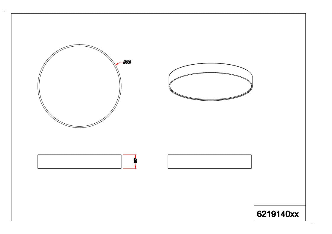 Lugano LED Flush Light