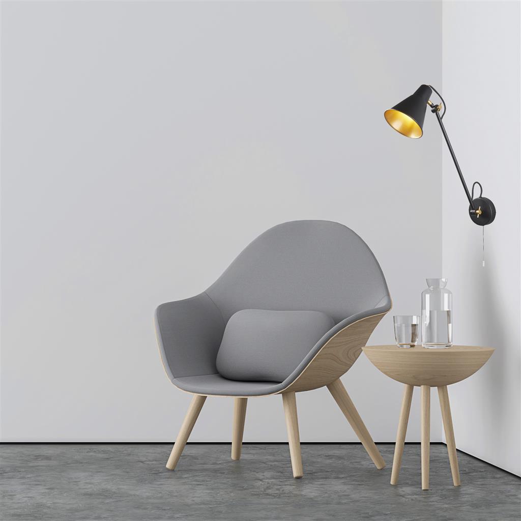 Swing Small/ Medium/Large Arm Wall Light - Brass/Grey/Matt Black & Gold Metal E27