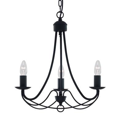 Mayfair 3/5/8 Lt Pendant - Satin Silver/Black Iron/Antique Brass Finish