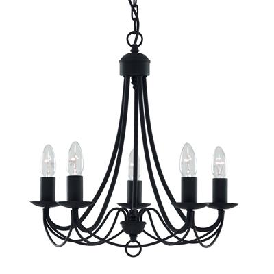 Mayfair 3/5/8 Lt Pendant - Satin Silver/Black Iron/Antique Brass Finish