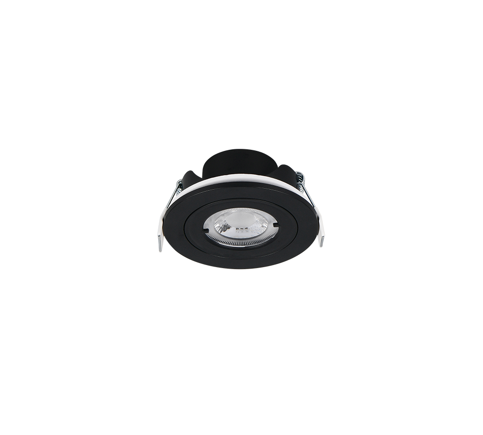 Lamont 3000K/4000K Recessed Ceiling Light- Black/ White Finish