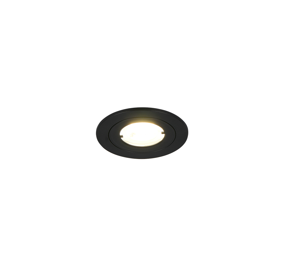 Lamont 3000K/4000K Recessed Ceiling Light- Black/ White Finish