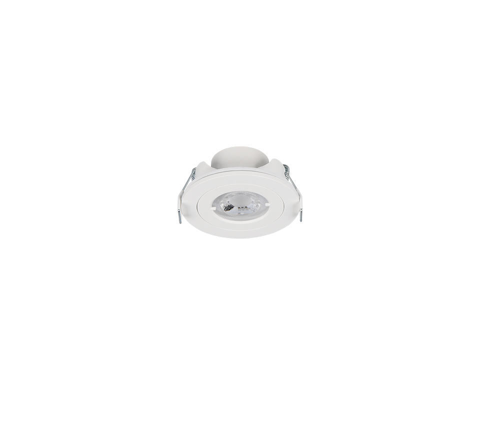 Lamont 3000K/4000K Recessed Ceiling Light- Black/ White Finish
