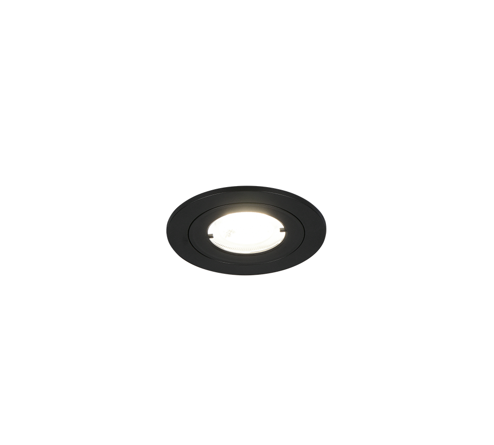 Lamont 3000K/4000K Recessed Ceiling Light- Black/ White Finish