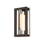 Enigma 1Lt Wall Sconce - Bronze & Stainless