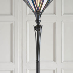 Alcyone Uplighter Floor Lamp -  Black Finish E27