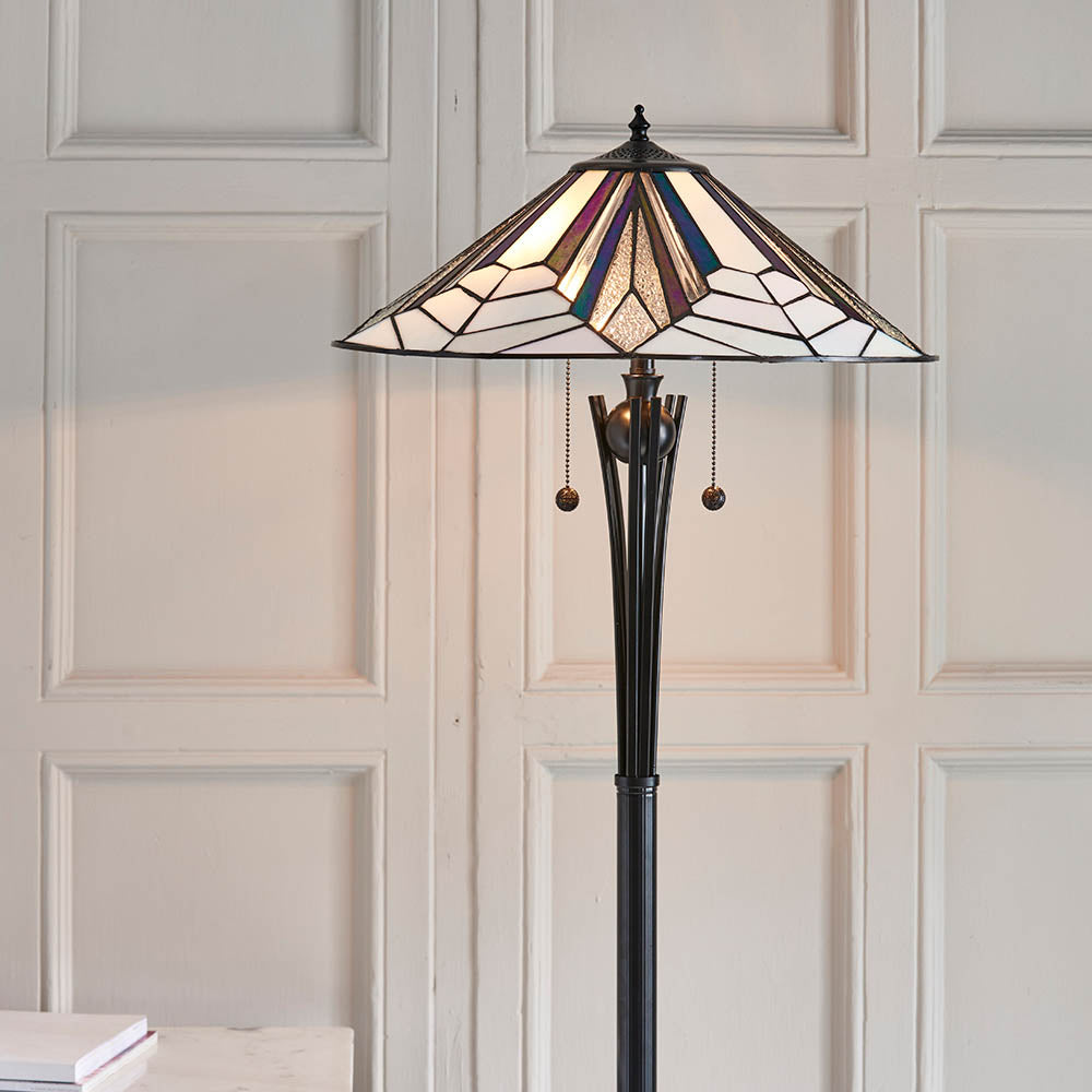 Alcyone Floor Lamp -Black Finish E27