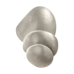 Akemi 1Lt Sconce - Gold/Silver Leaf
