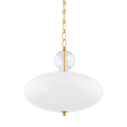 Viviana 1Lt Pendant - Aged Brass