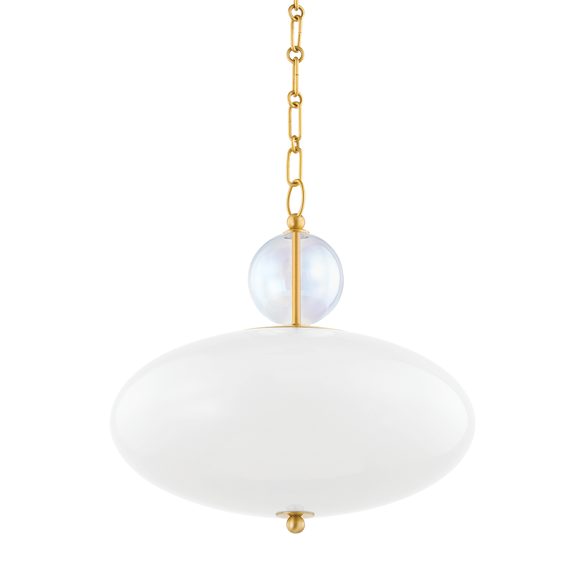 Viviana 1Lt Pendant - Aged Brass