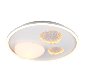 Pebble Ceiling Light - White - 5 Years LED Warranty