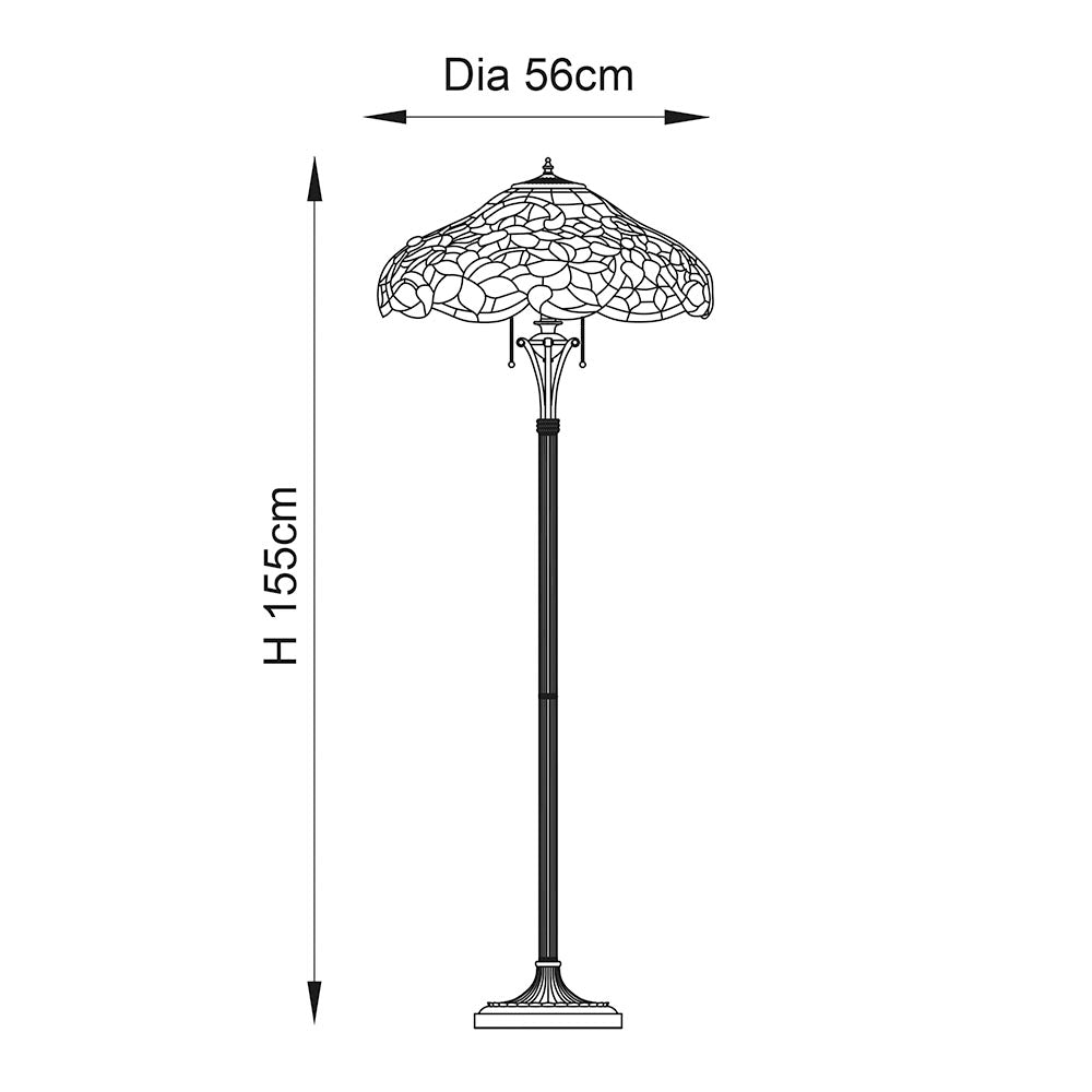 Rigel Floor Lamp - Satin Black Finish E27