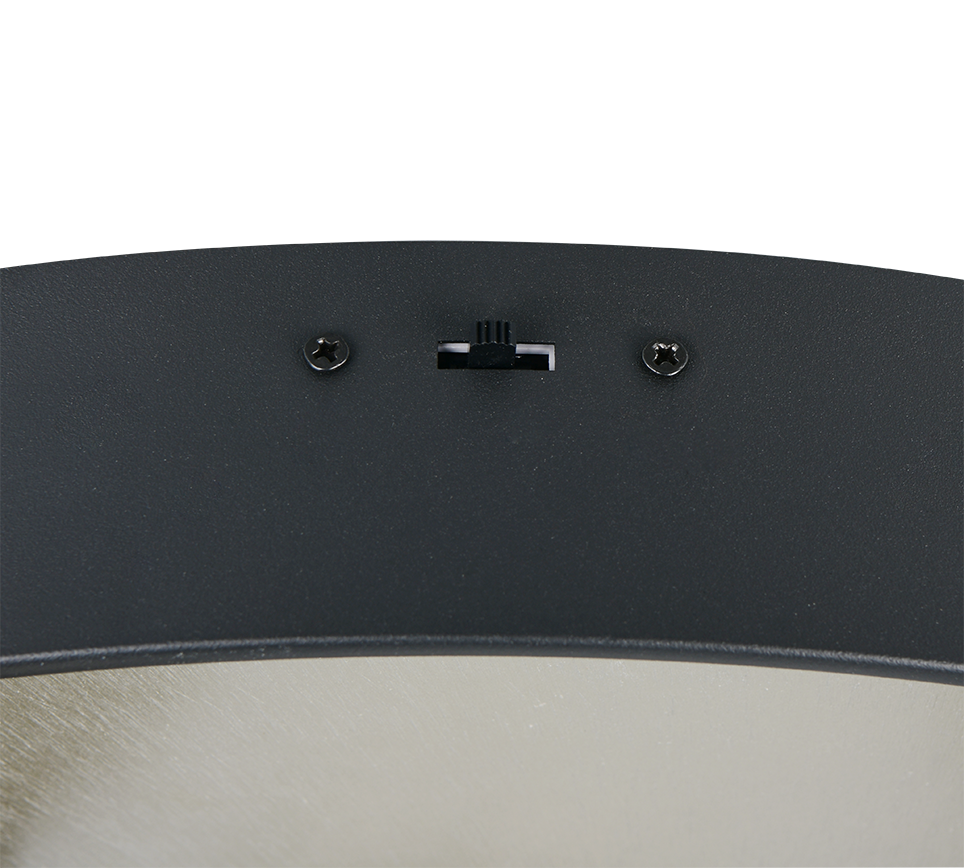 Orbit Ceiling lamp- Black/ Nickel Finishes