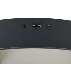 Orbit Ceiling lamp- Black/ Nickel Finishes