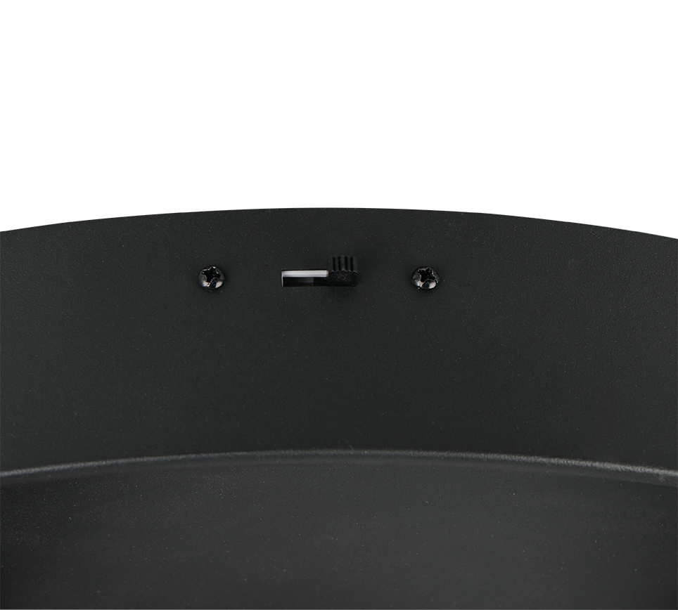 Orbit Ceiling lamp- Black/ Nickel Finishes