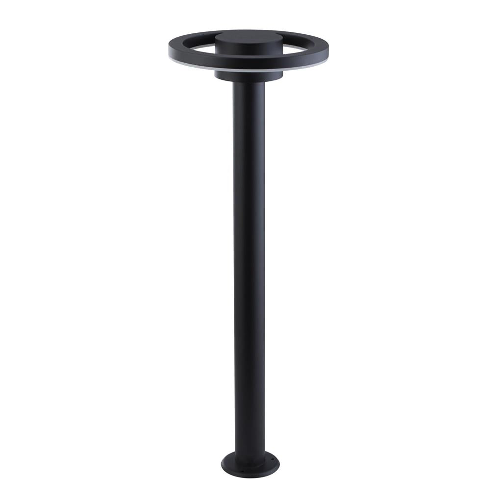 NORWICH LED OUTDOOR POST - BLACK WITH FROSTED DIFFUSER, IP44