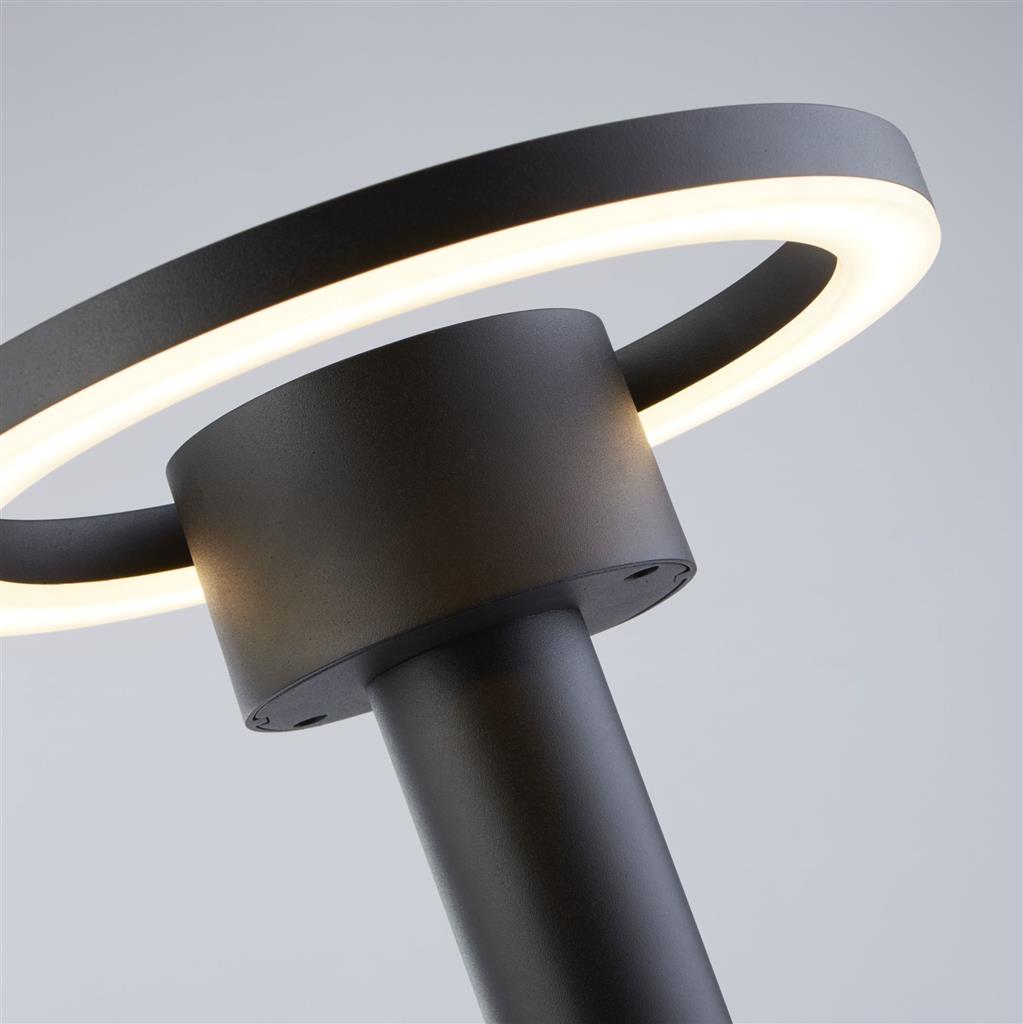 NORWICH LED OUTDOOR POST - BLACK WITH FROSTED DIFFUSER, IP44