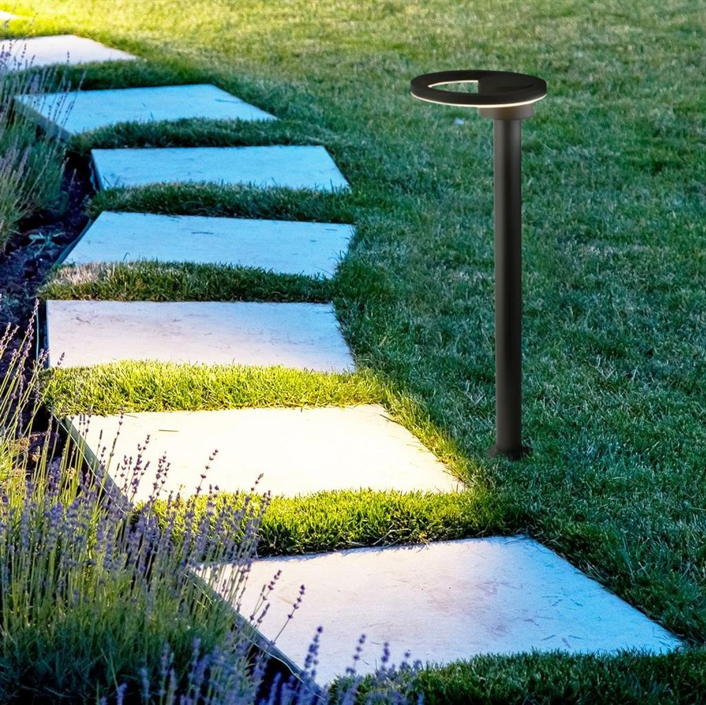 NORWICH LED OUTDOOR POST - BLACK WITH FROSTED DIFFUSER, IP44