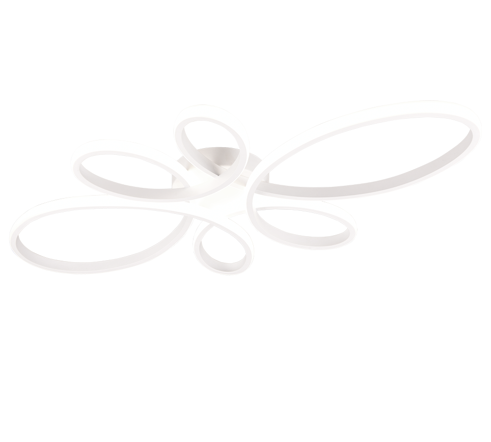 Fly Ceiling Light- White & Black Finishes 5 Years LED Warranty