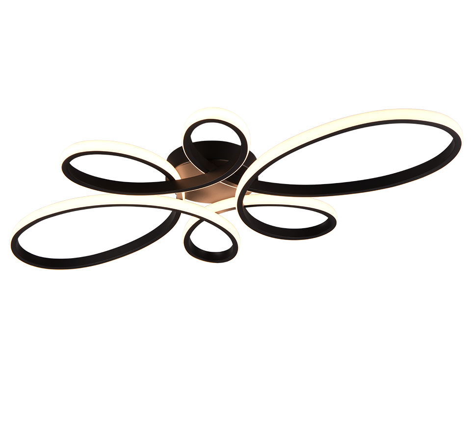 Fly Ceiling Light- White & Black Finishes 5 Years LED Warranty