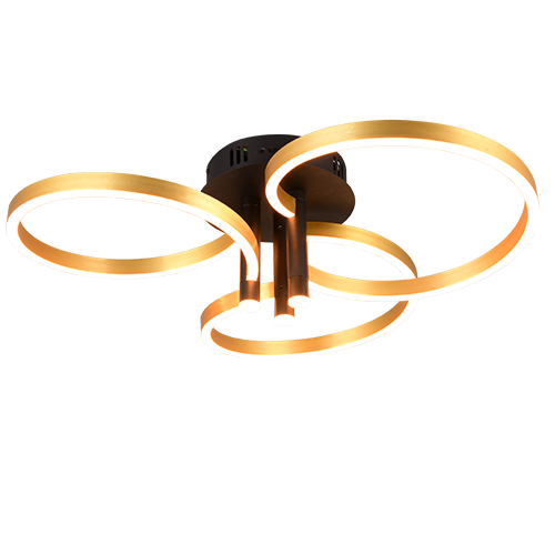 Caruso Ceiling Light- Silver & Gold Finishes- 5 Years Warranty