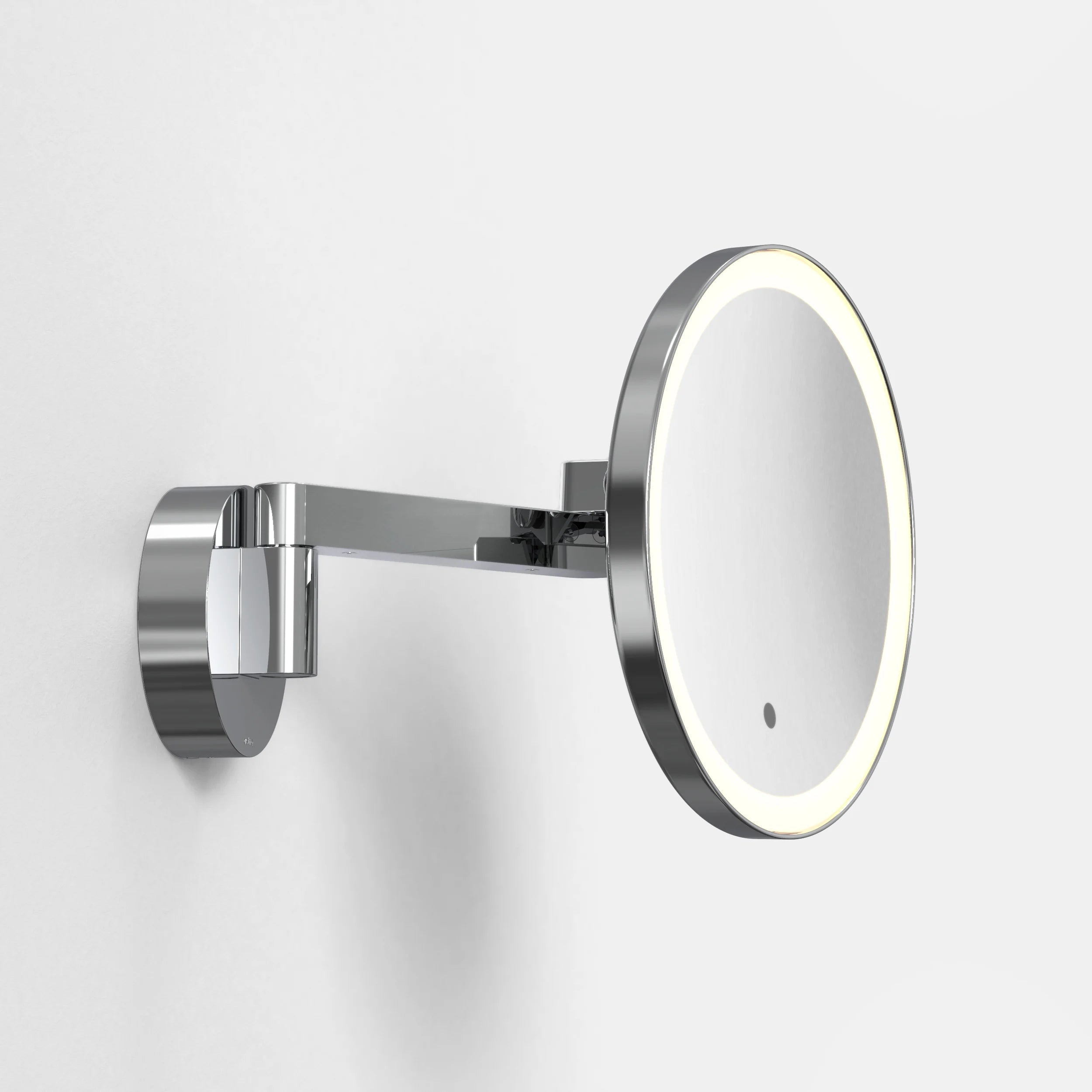 Nagoya Bathroom Mirror- Polished Chrome/ Black