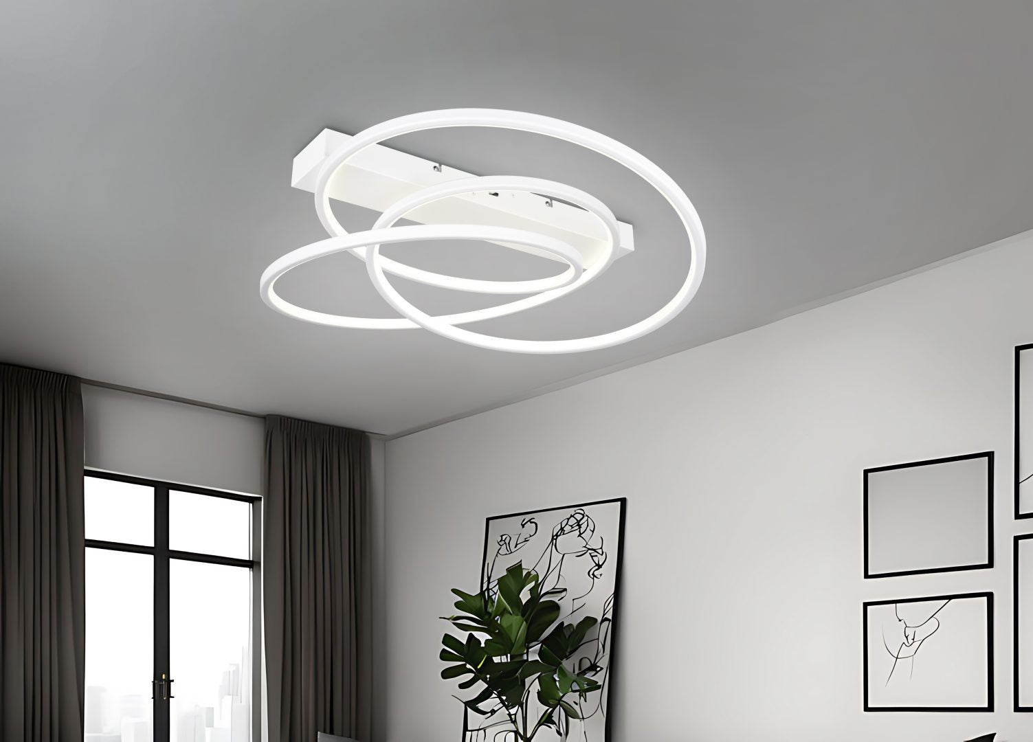 Darvin LED Flush Ceiling Light