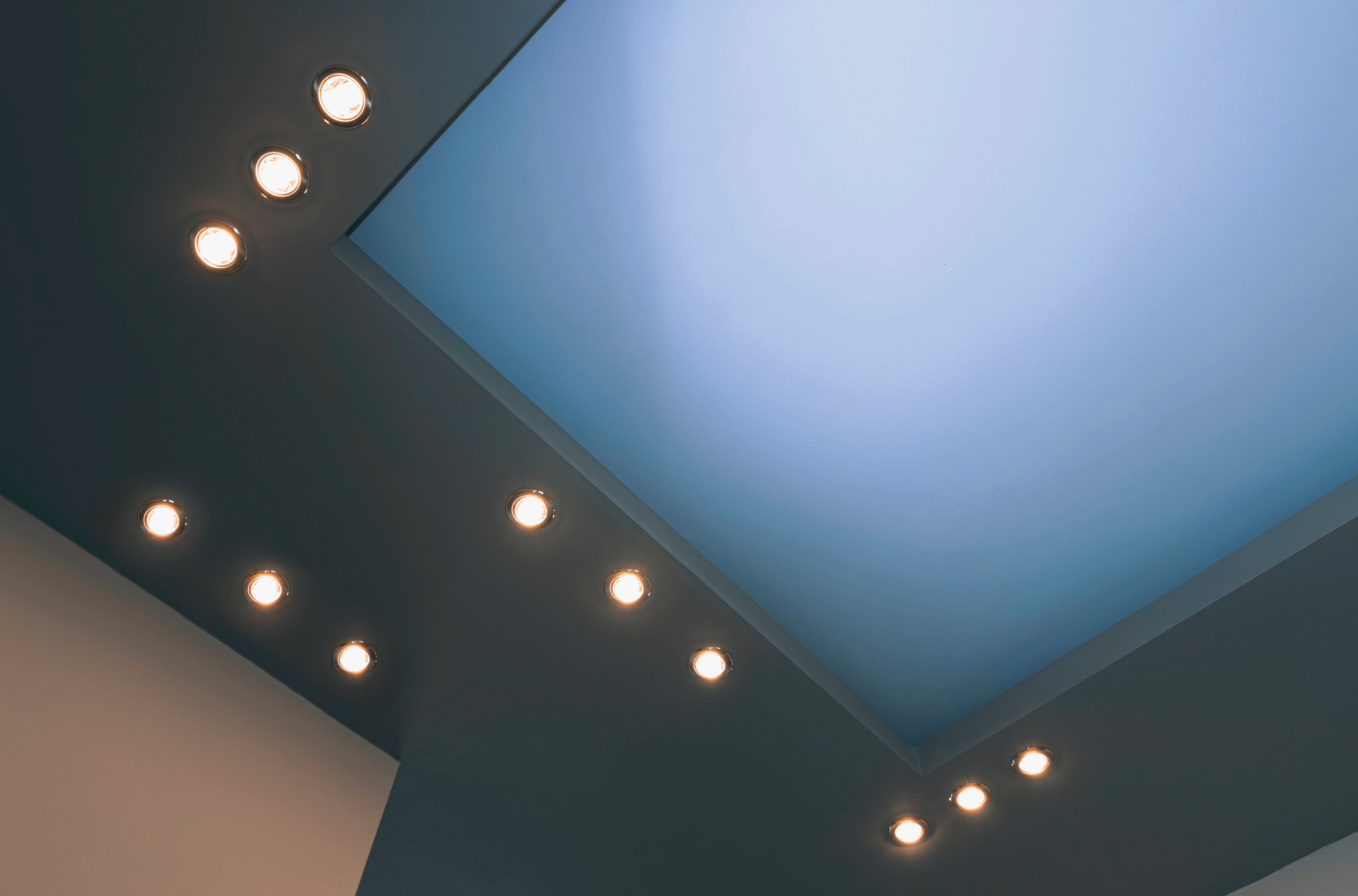 Jura Circular Recessed Ceiling Light -Various Colours