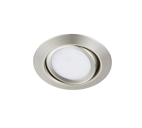 Rila Recessed Ceiling Light- Chrome/Nickel/ White Finishes
