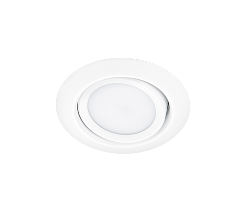 Rila Recessed Ceiling Light- Chrome/Nickel/ White Finishes