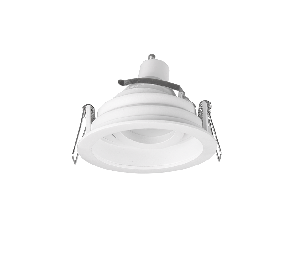 Kenai Recessed Ceiling Light- Black/ White Finishes