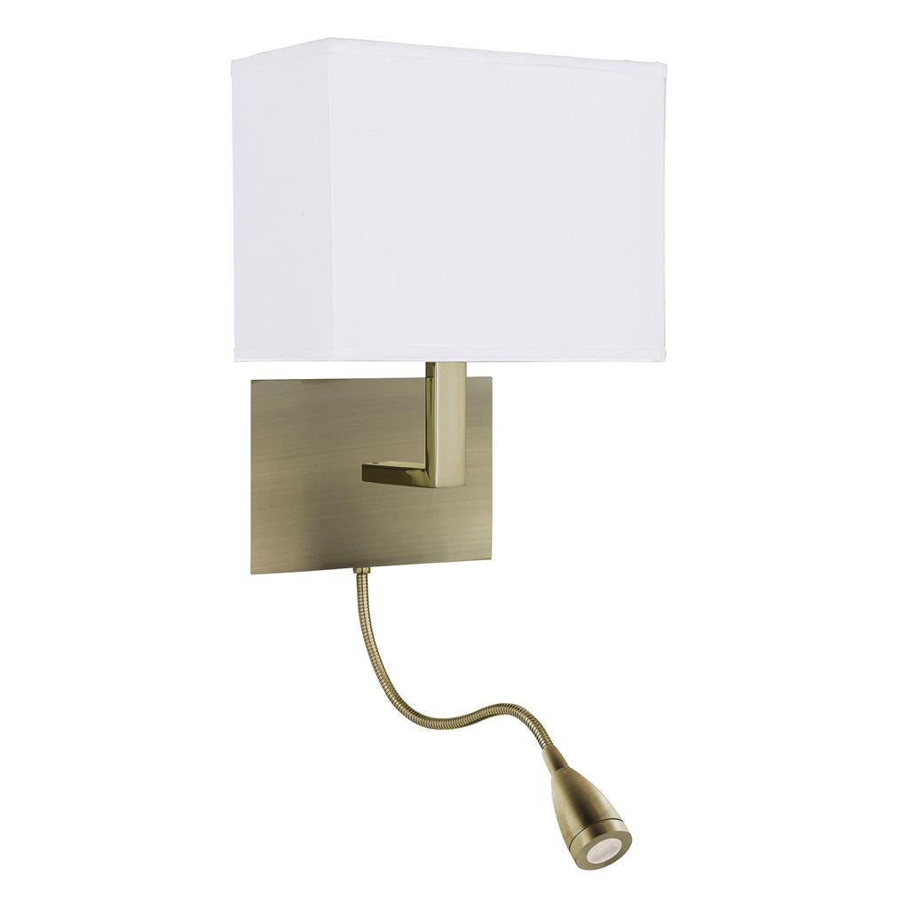 Hotel Dual Arm Wall Light In Various Finish E27