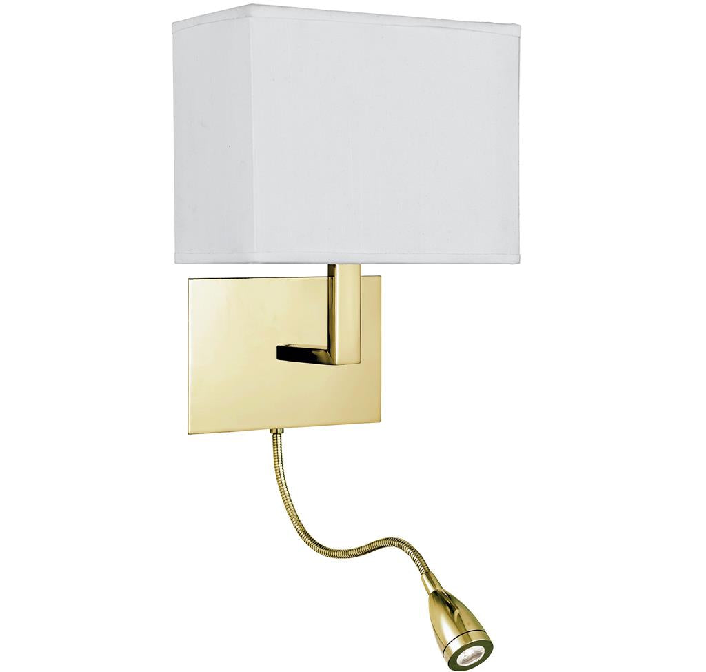 Hotel Dual Arm Wall Light In Various Finish E27