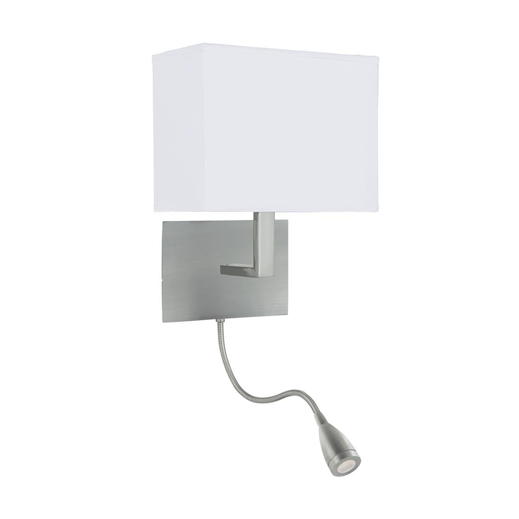 Hotel Dual Arm Wall Light In Various Finish E27