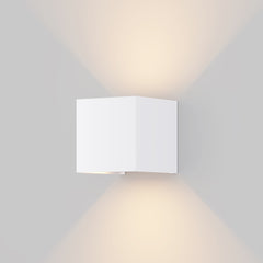 Fulton LED Up/Down Outdoor Wall Light- Black/ White Finishes